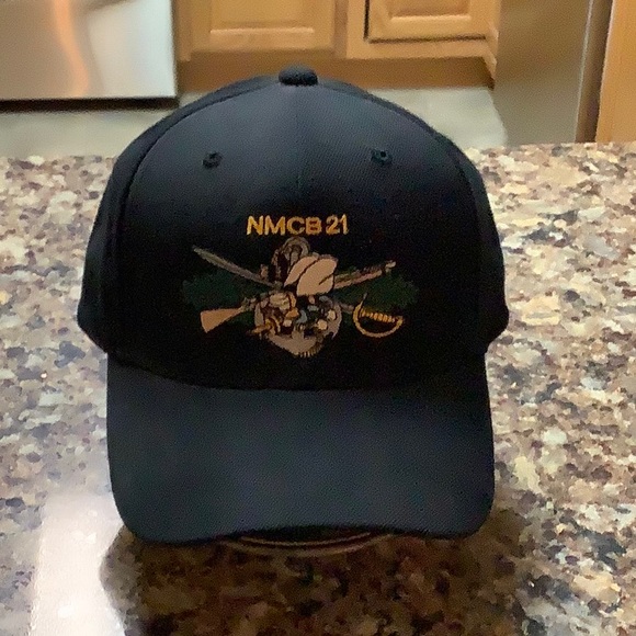 United States Navy NMCB 21 Embroidered Ball Cap - Picture 2 of 10